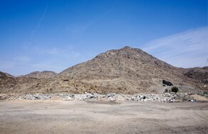 Saaee between safa marwa hills